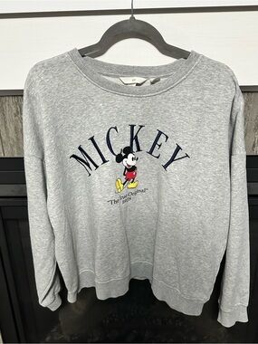 Disney Mickey Graphic Crewneck Sweatshirt